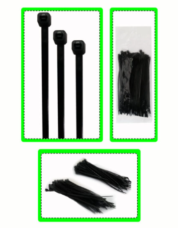 ABRAZADERA PLASTICA BLACK 6″ 3.6X150MM