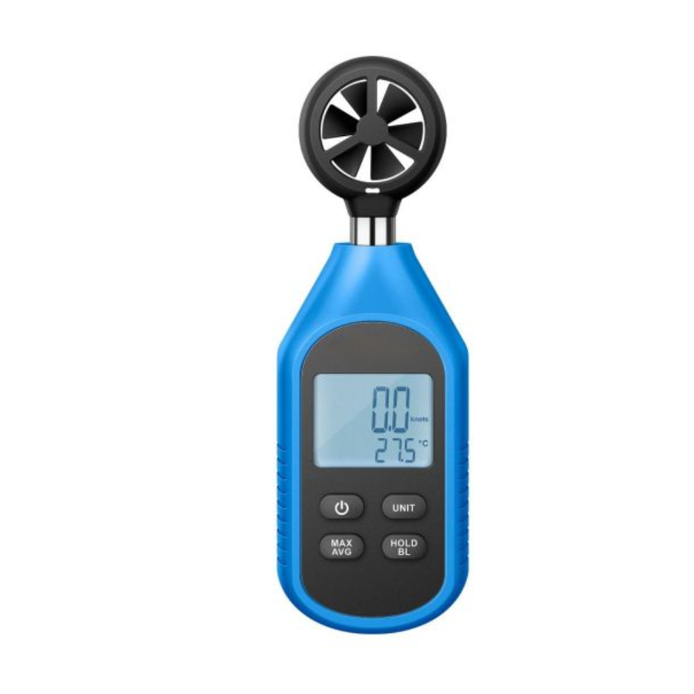 Medidor digital de velocidad de aire (anemómetro)