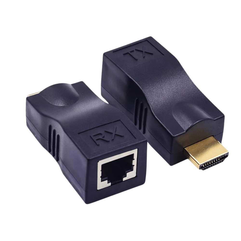 EXTENSOR DE SEÑAL HDMI POR CABLE UTP/RJ45 CATEGORIA 6, HASTA 60M