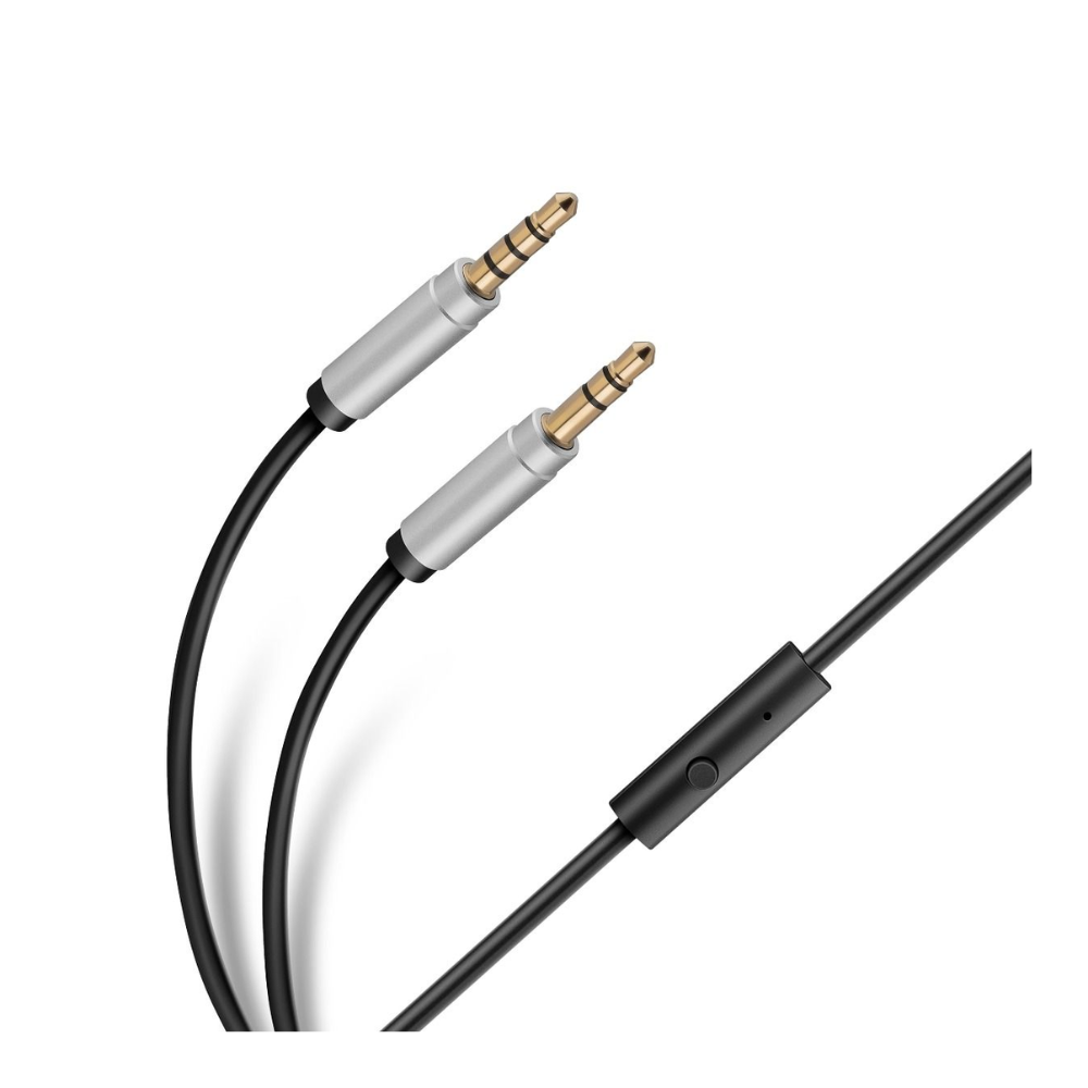 Cable auxiliar 3,5 mm con manos libres, de 1,2 m