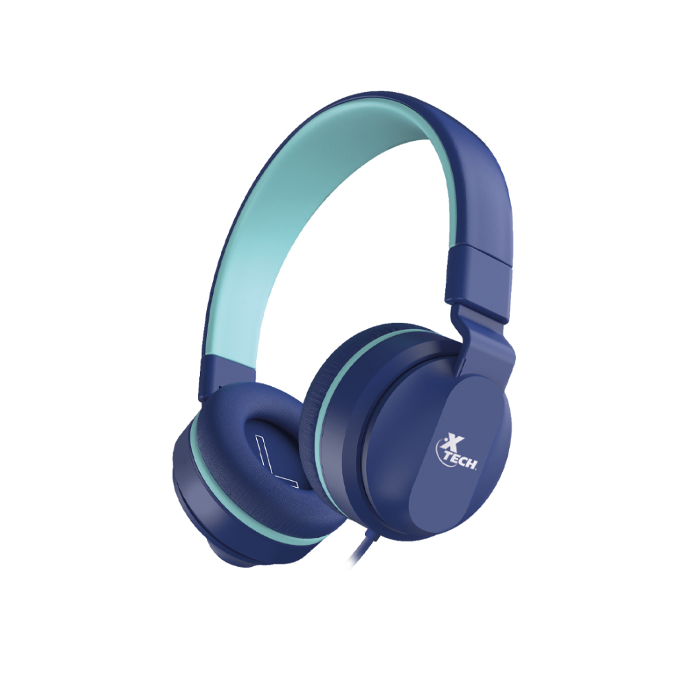 Auriculares alámbricos para niños con micrófono y tecnología de limitación de volumen