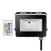 Reflector LED RGB de 20 Watts, para intemperie