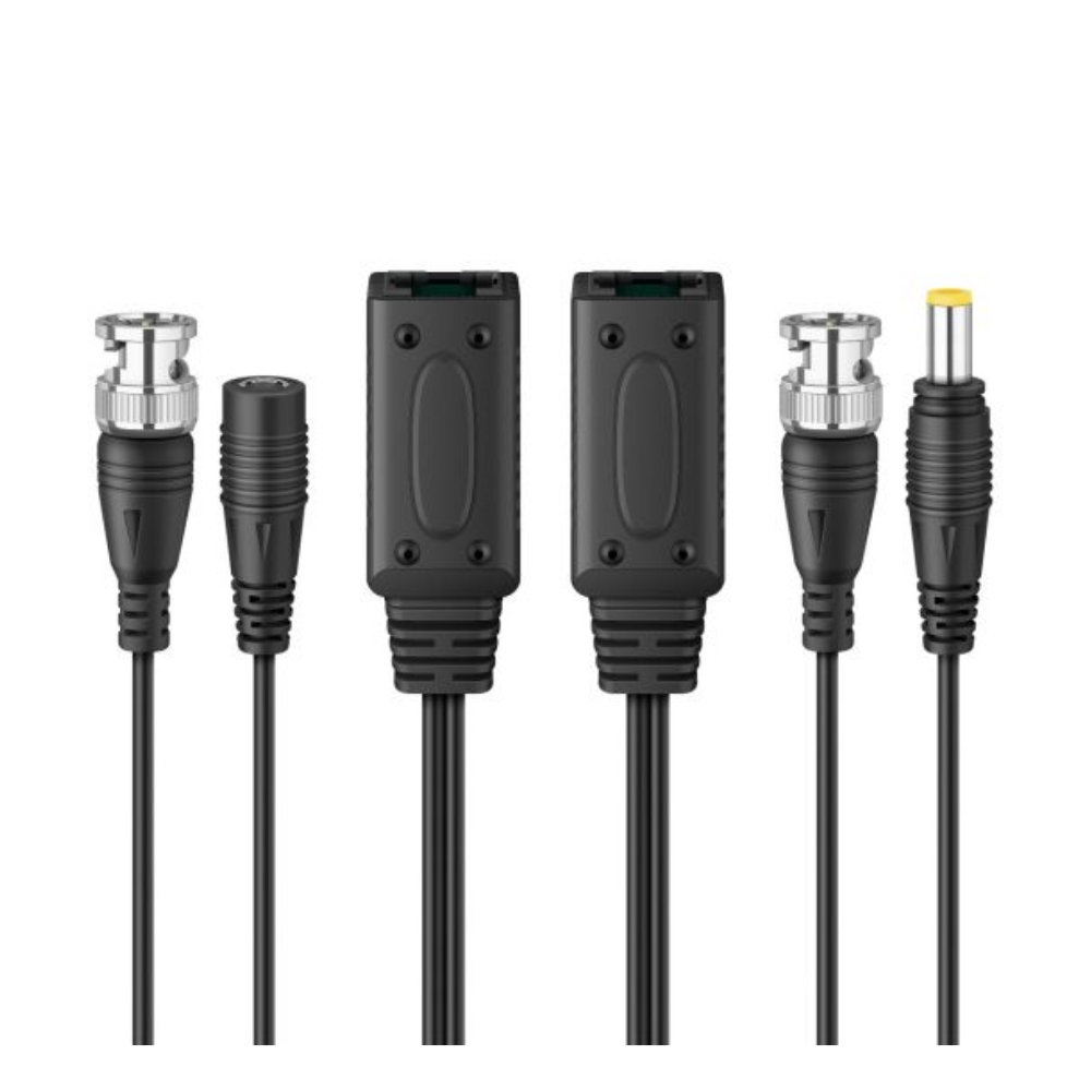 Extensor de video UHD 4K para BNC por cable Ethernet (Balun)