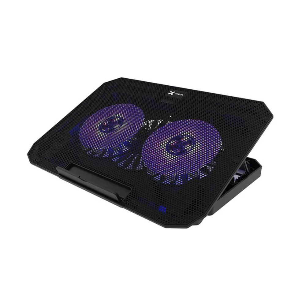 Xtech USB powered laptop cooling pad 15.6in Blue led XTA 156|XTA-156 VENTILADOR PARA LAPTOP