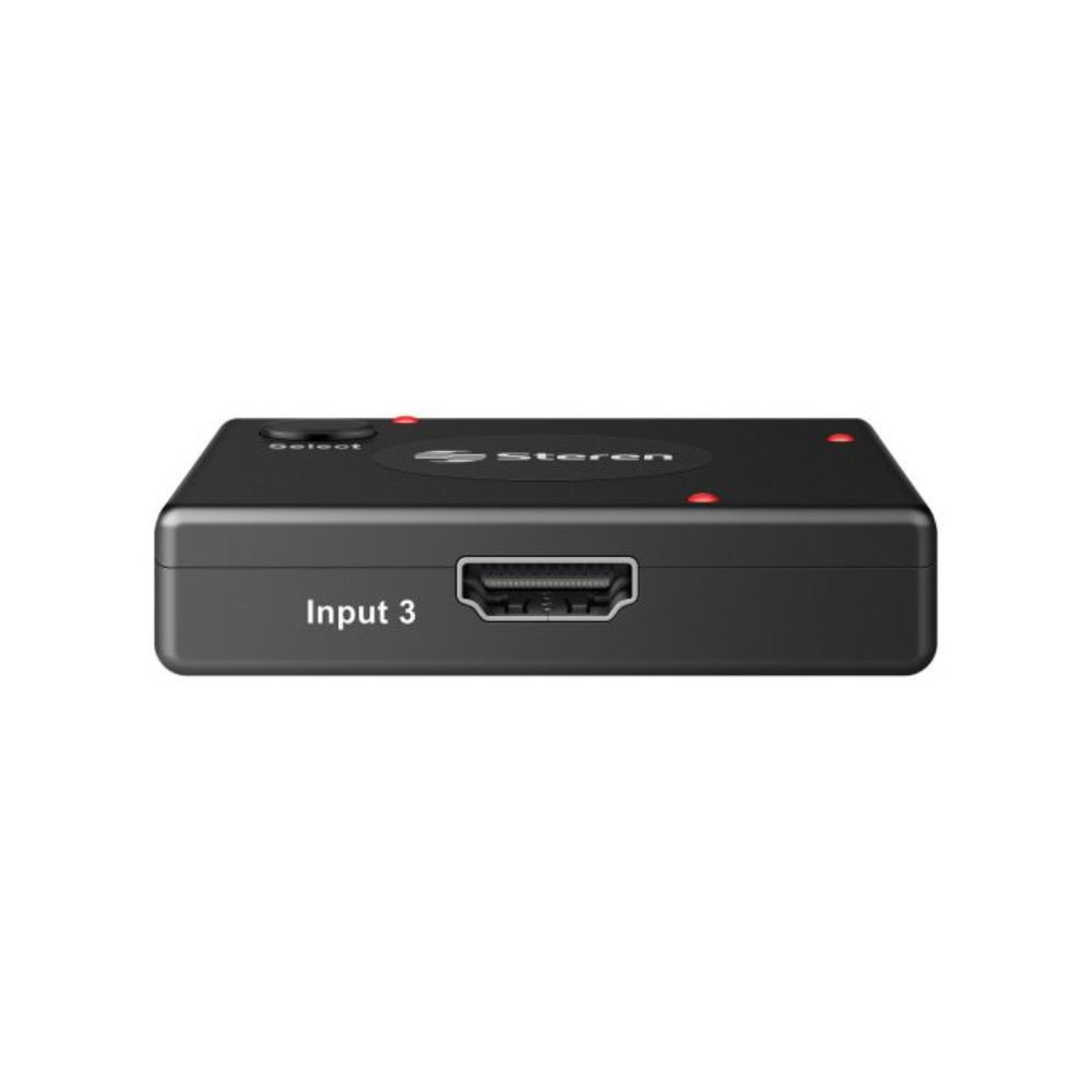 Selector HDMI* semi automático de 3 entradas