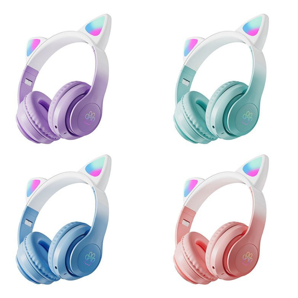 AUDIFONO BT DE OREJITAS VARIOS COLORES