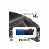 USB Kingston DataTraveler Exodia 64GB USB 3.2 (Negro con Azul)