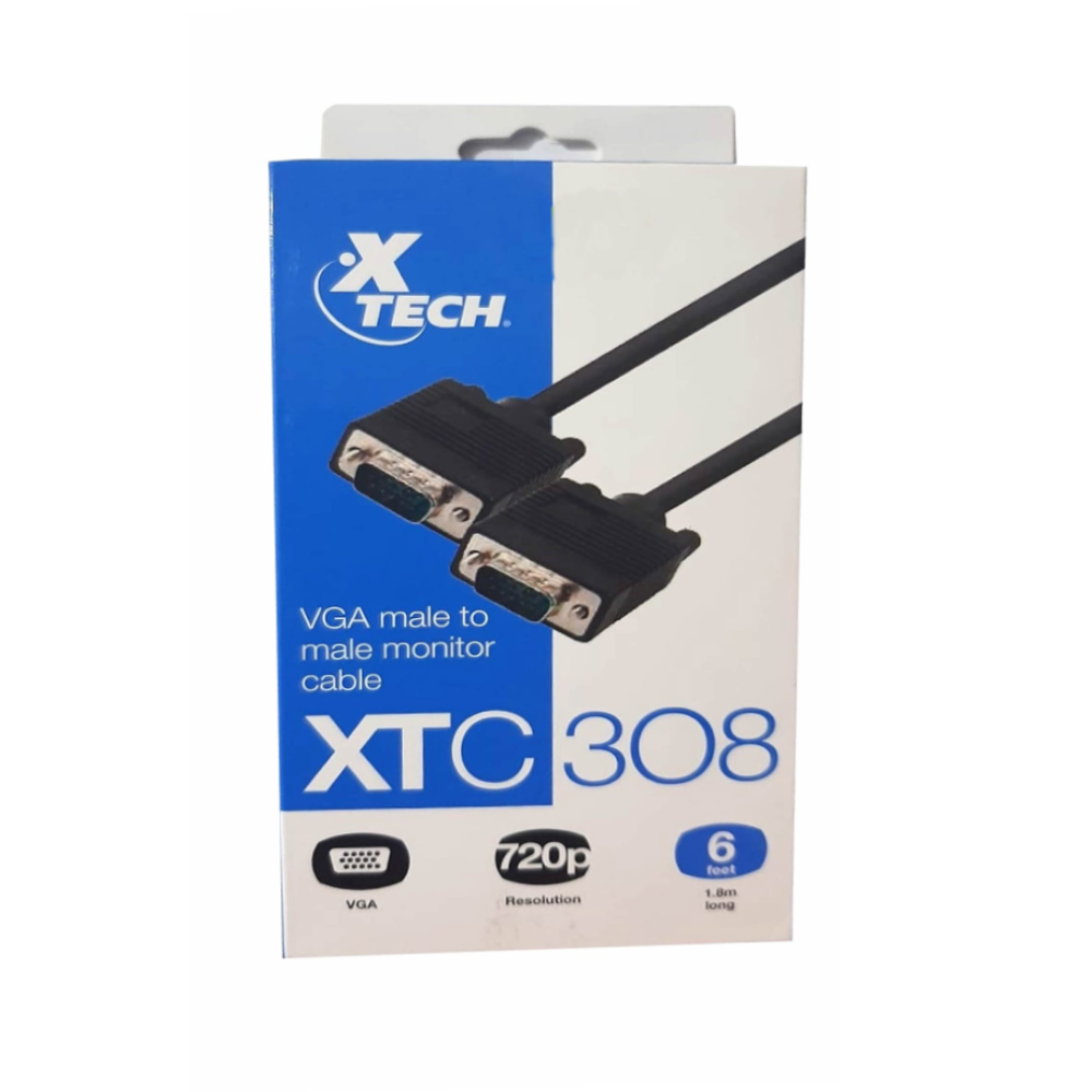 CABLE PARA MONITOR VGA XTECH XTC-308