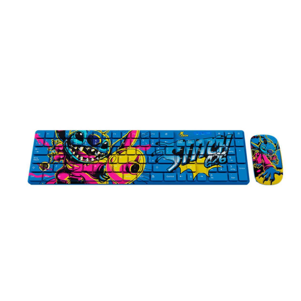 Xtech Disney Stitch MM Keyboard and Mouse wls Span XTK-D312S|XTK-D312ST