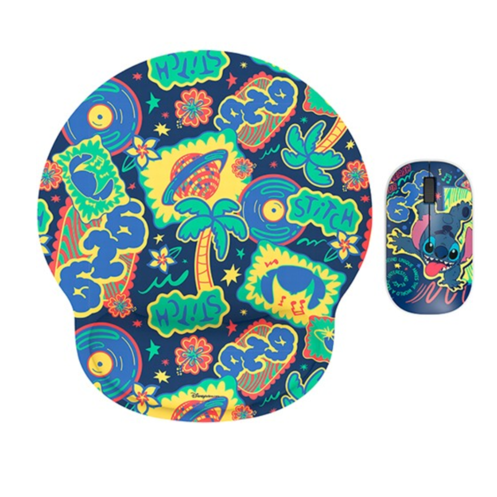 Xtech Disney Stitch Wls Mouse and Mouse Pad kit XTM DKT1ST
