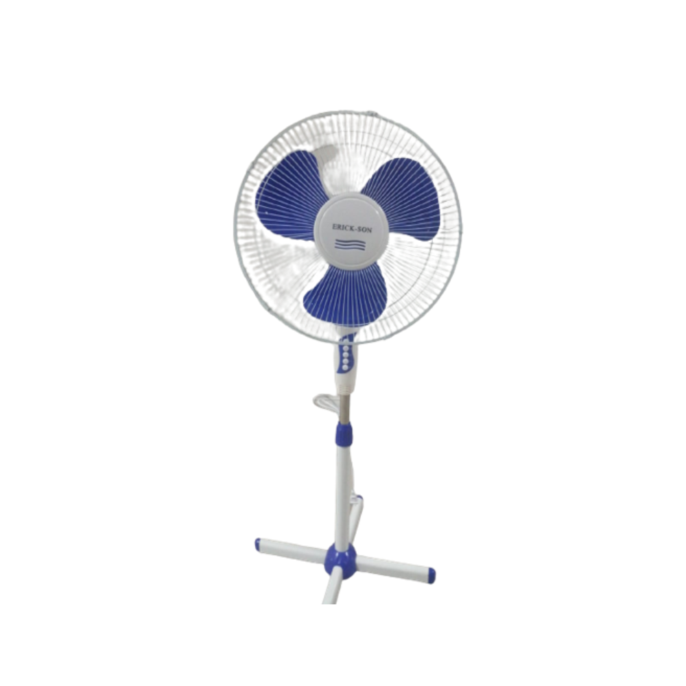 VENTILADOR PEDESTAL 16 PLG BLANCO PLASTICO 3VEL