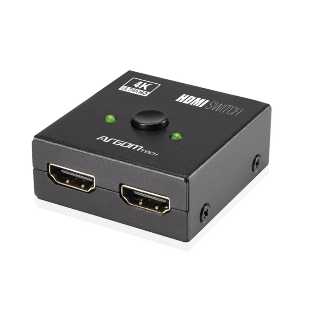 Divisor y conmutador HDMI bidireccional 2 en 1