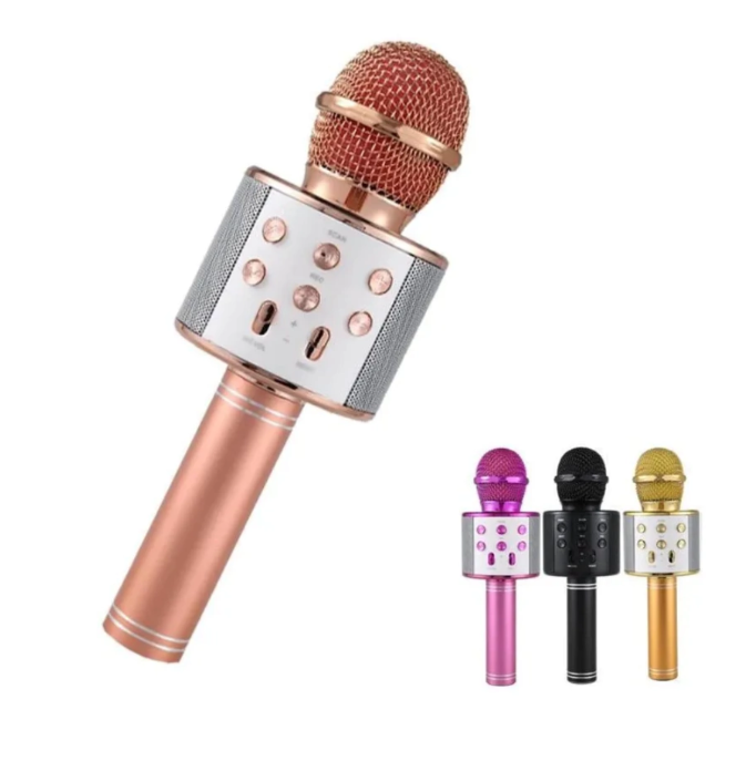 Micrófono Karaoke WS-858 con bocina integrada
